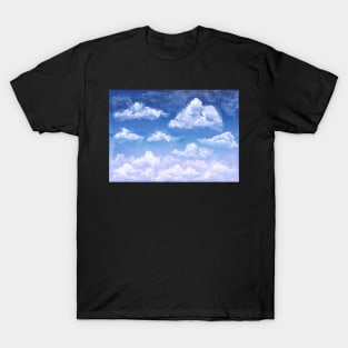 Blue Sky and White Clouds T-Shirt